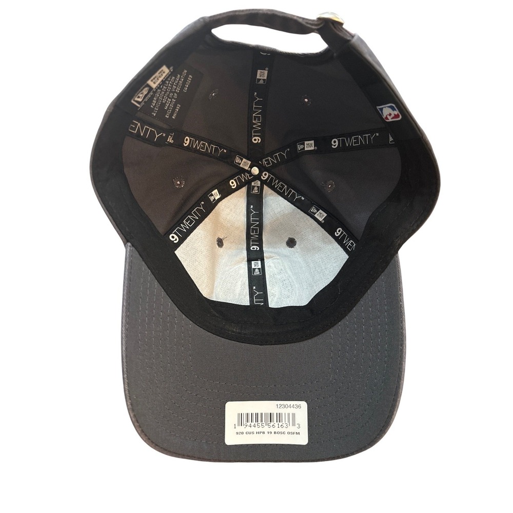 New Era 9TWENTY Boston Celtics Basketball Hat Mens Grey Adjustable‎ NBA Cap - Picture 4 of 8